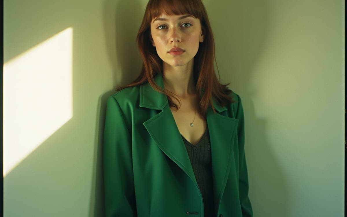 A stylised portrait with painterly light, the kind a trained style produces.
